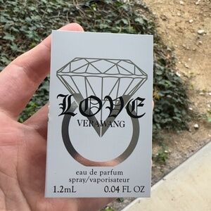 Vera Wang LOVE Eau de Parfum Spray NEW EDP Sample Size Vial 1.2ml 0.04 fl. oz.